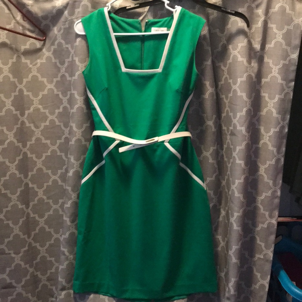 Calvin Klein Emerald Dress